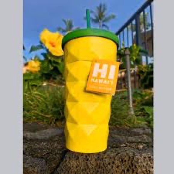 Starbucks RARE 16oz HAWAII Pineapple Tumbler - Picture 2 of 7